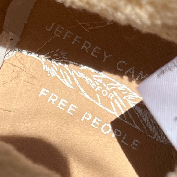 Free People For Jeffrey Campbell Suede Natural Tan Desert Booties, Size 8! - Picture 5 of 7